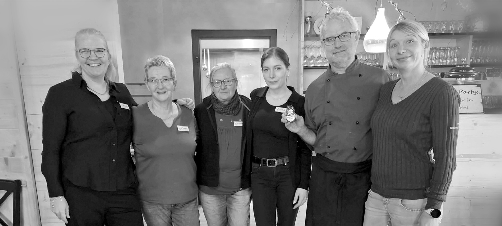 Teamfoto Liftstube Bischofsgrün mit Gastgebern